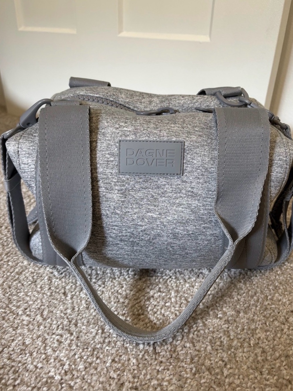 Dagne Dover medium Landon carryall in heather grey